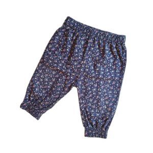 Vintage Ralph Lauren Navy Blue Floral Baby Pants 6 Months‎